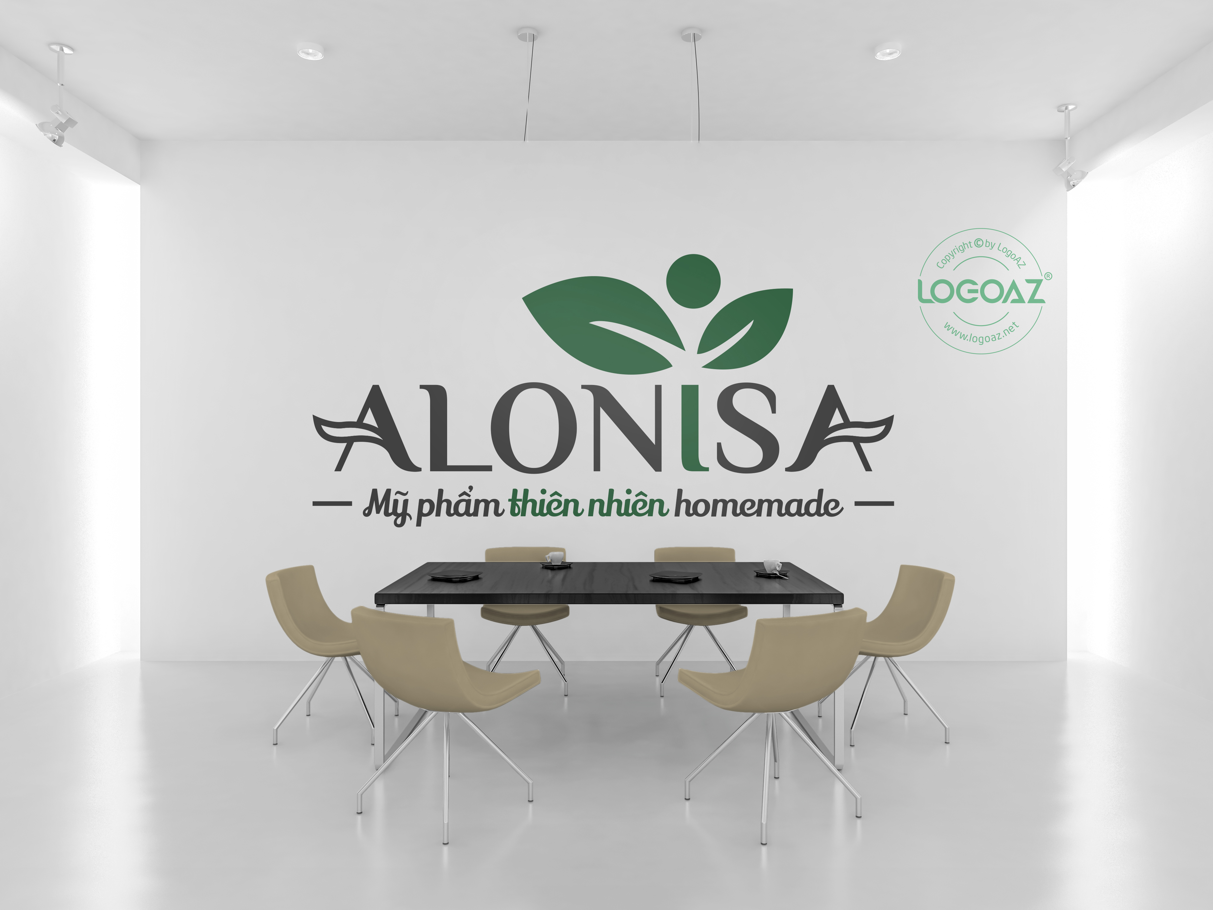 Thiết Kế Logo Thương Hiệu ALONISA Tại LOGOAZ
