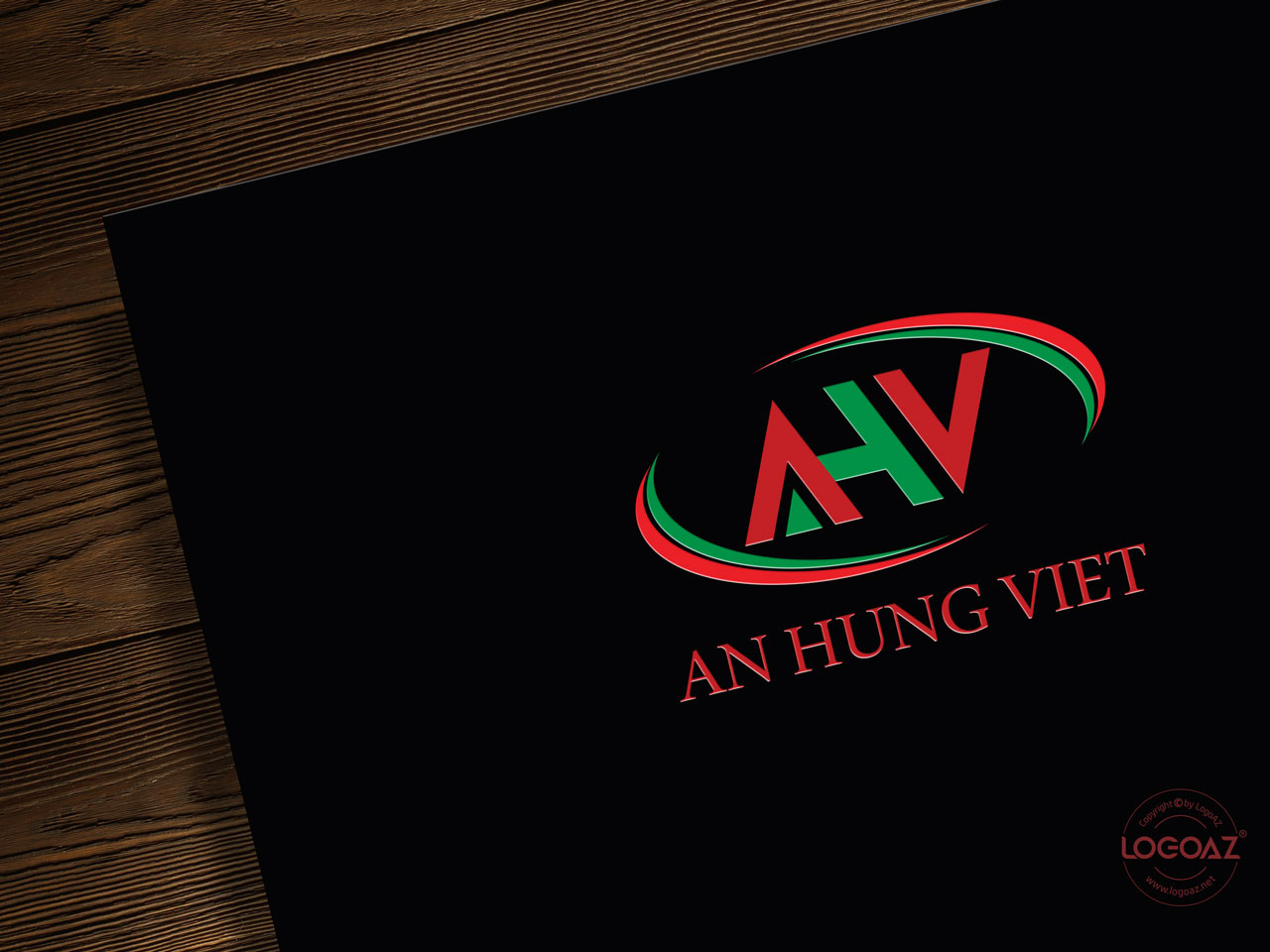 Thiết Kế Logo Thương Hiệu AN HUNG VIET Tại LOGOAZ