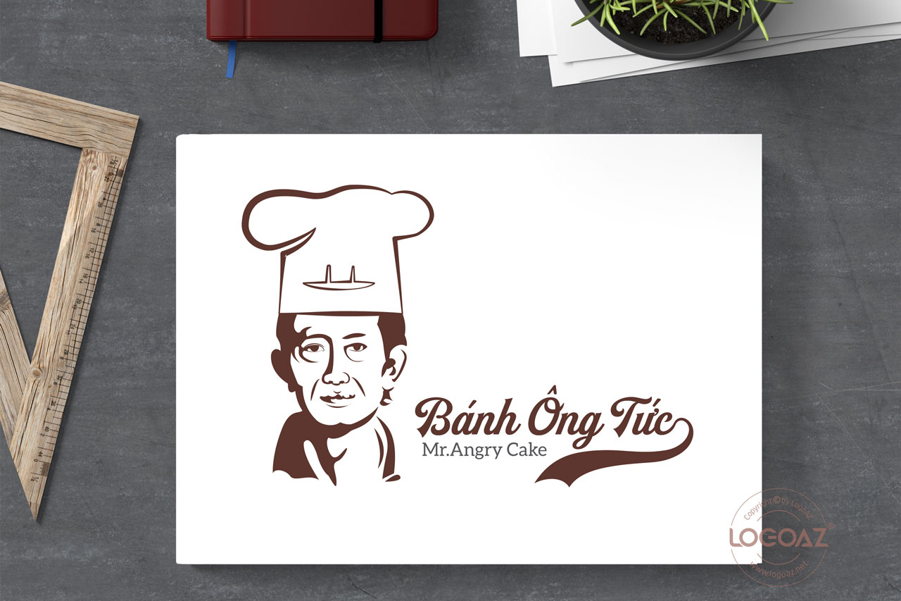Thiết Kế Logo Thương Hiệu BÁNH ÔNG TỨC Tại LOGOAZ