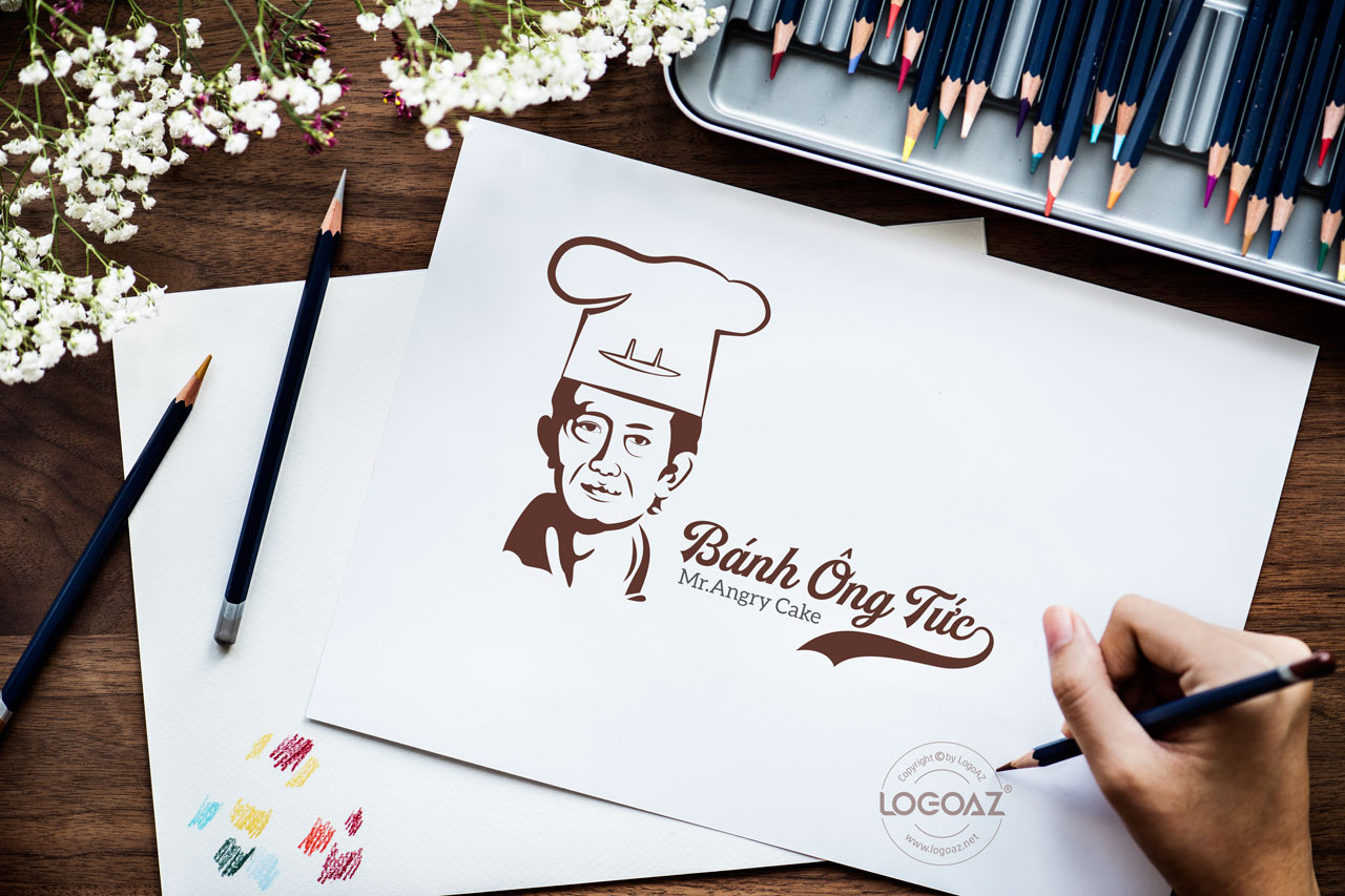Thiết Kế Logo Thương Hiệu BÁNH ÔNG TỨC Tại LOGOAZ