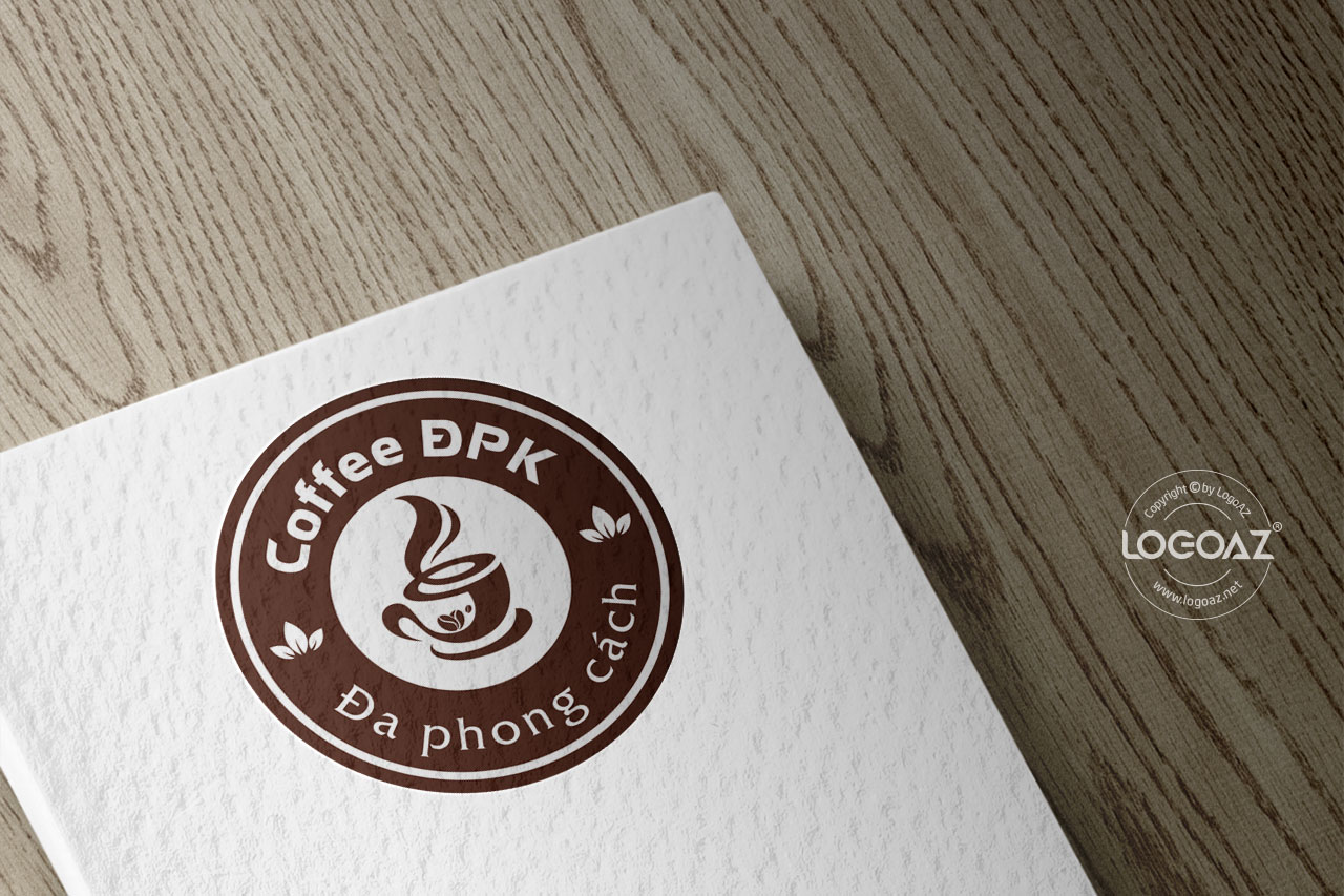 Thiết Kế Logo Thương Hiệu COFFEE DPK Tại LOGOAZ