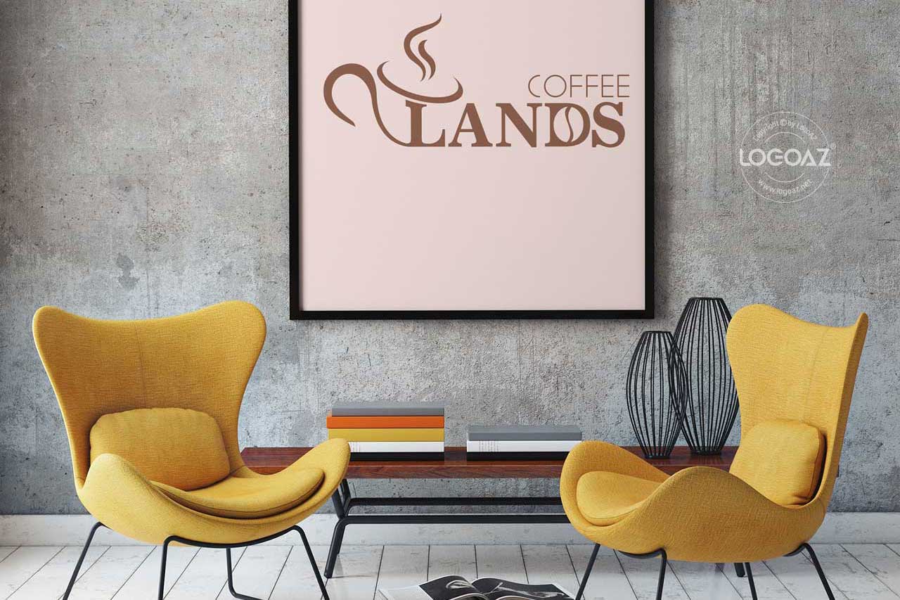 Thiết Kế Logo Thương Hiệu LANDS COFFEE Tại LOGOAZ