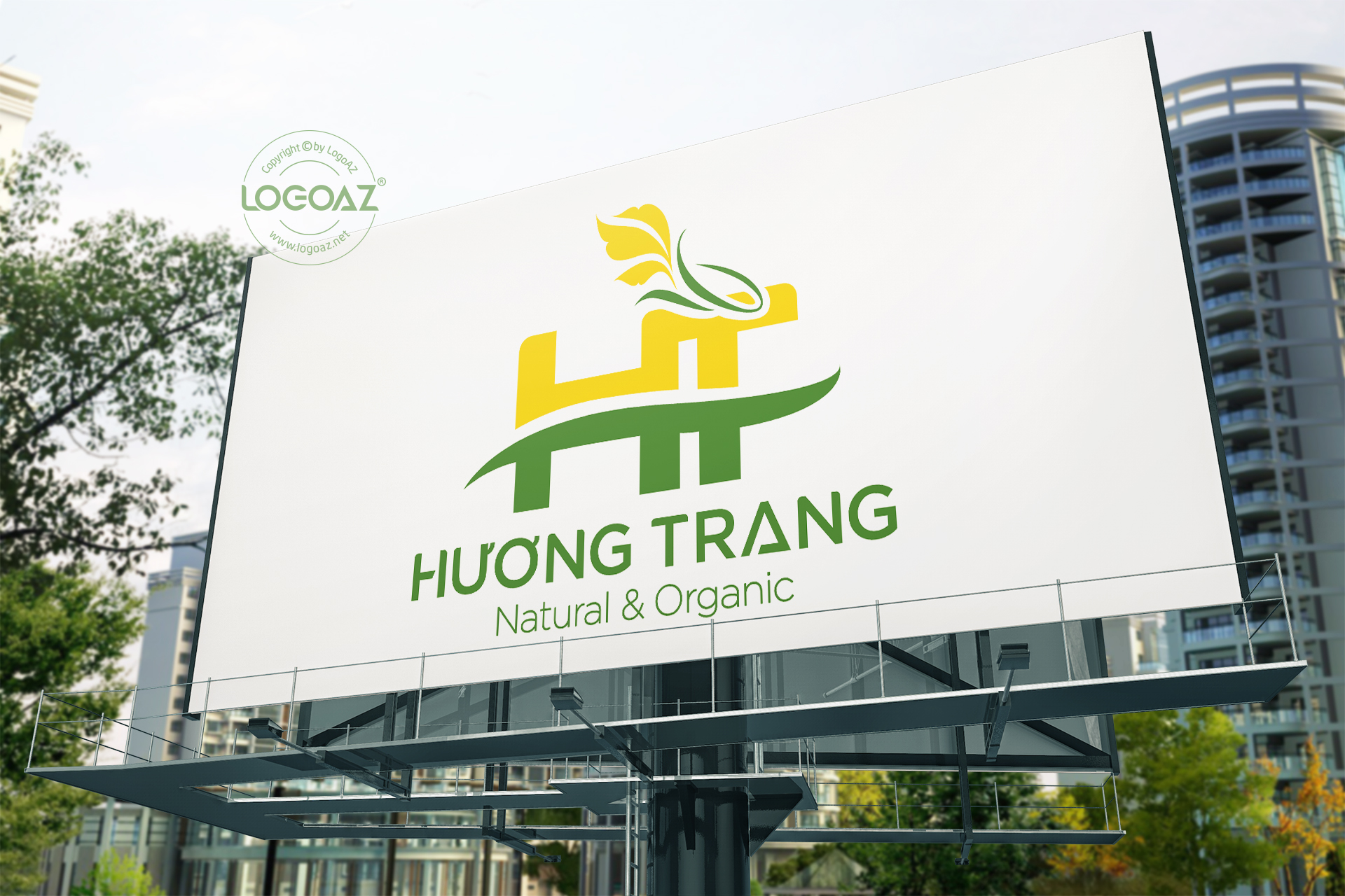 Thiết Kế Logo Thương Hiệu HƯƠNG TRANG Tại LOGOAZ