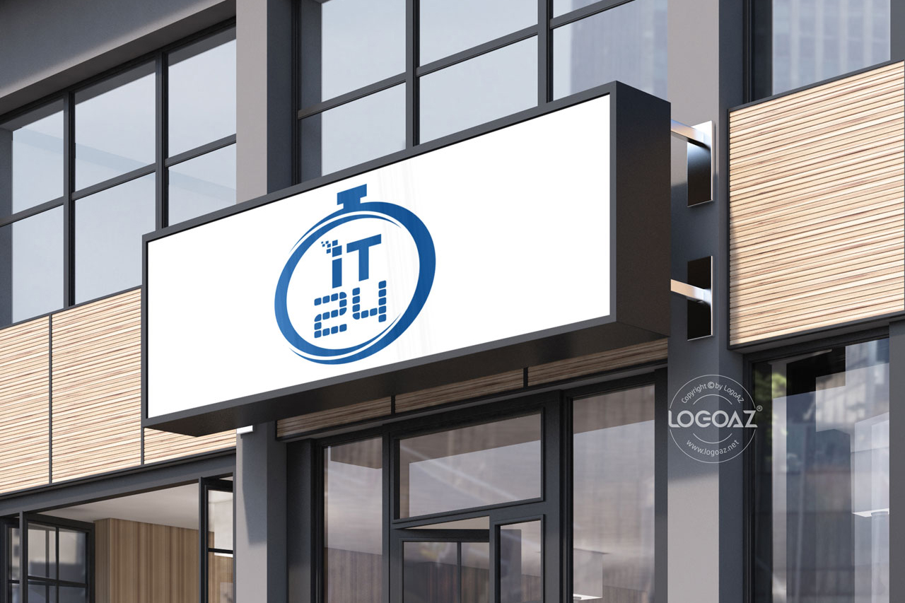 Thiết Kế Logo Thương Hiệu IT24 Tại LOGOAZ