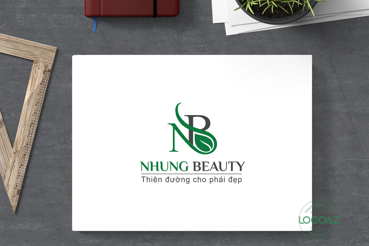 Thiết Kế Logo Thương Hiệu NHUNG BEAUTY Tại LOGOAZ