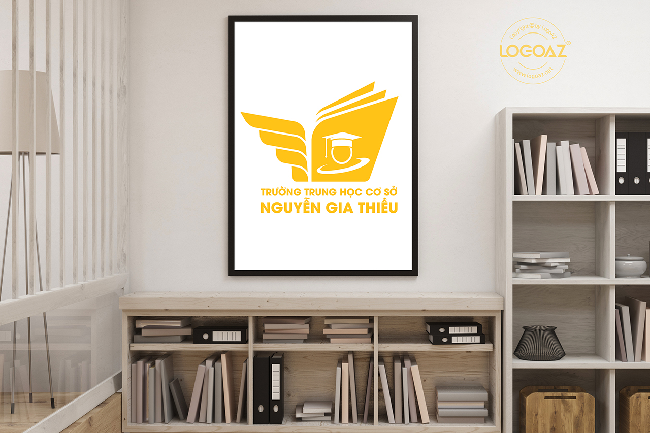 LOGOAZ Thực Hiện Thiết Kế Logo Thương Hiệu Trường THCS Nguyễn Gia Thiều