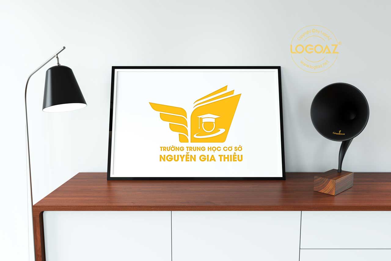 LOGOAZ Thực Hiện Thiết Kế Logo Thương Hiệu Trường THCS Nguyễn Gia Thiều