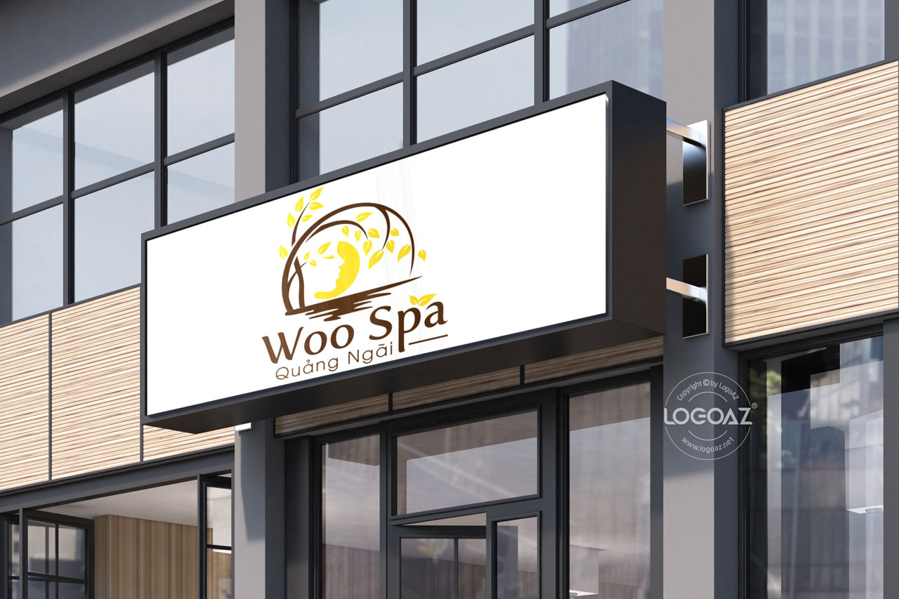 Thiết Kế Logo Thương Hiệu WOO SPA QUẢNG NGÃI Tại LOGOAZ