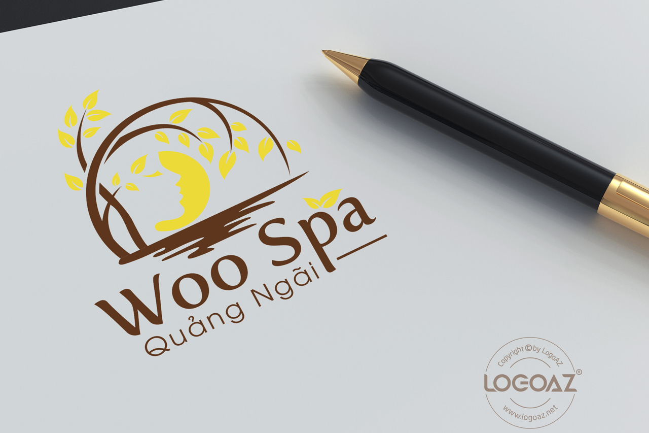 Thiết Kế Logo Thương Hiệu WOO SPA QUẢNG NGÃI Tại LOGOAZ