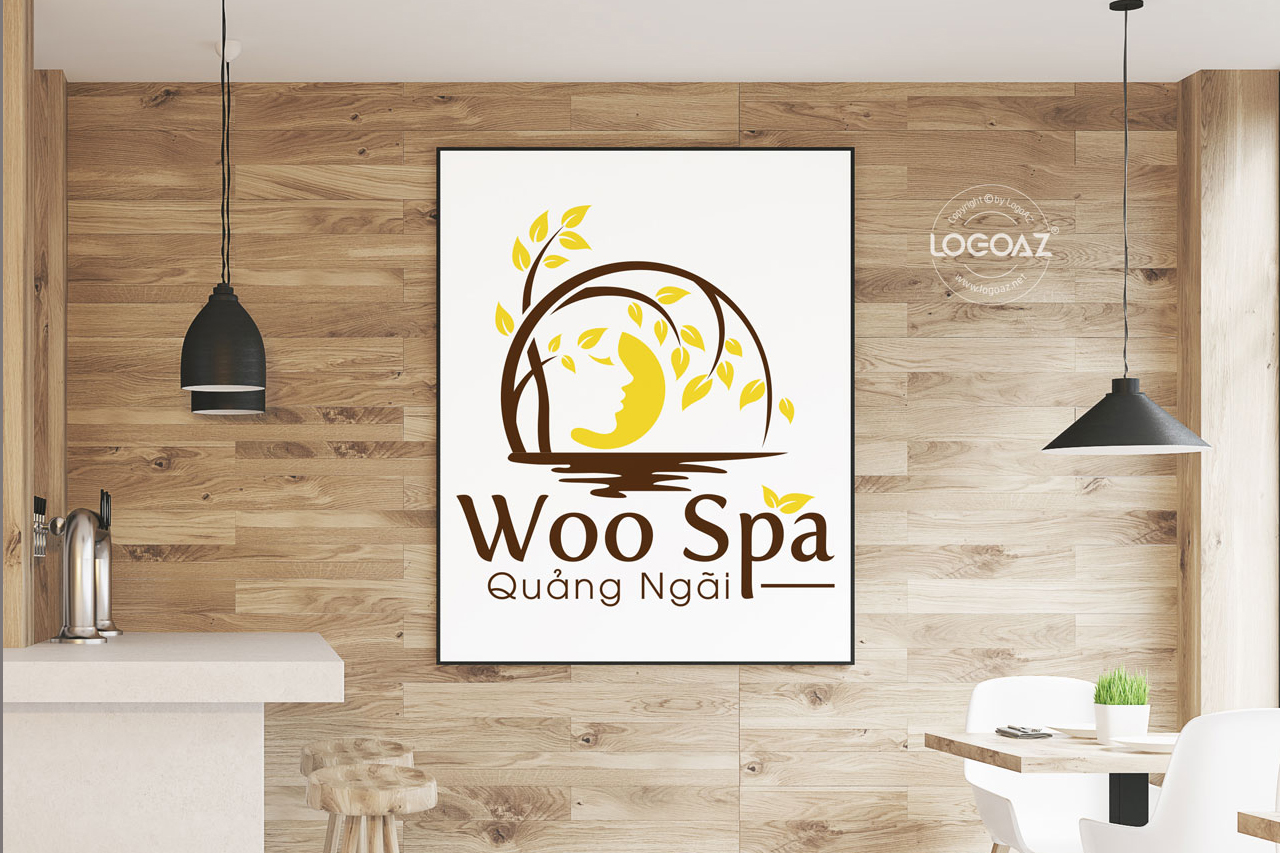 Thiết Kế Logo Thương Hiệu WOO SPA QUẢNG NGÃI Tại LOGOAZ