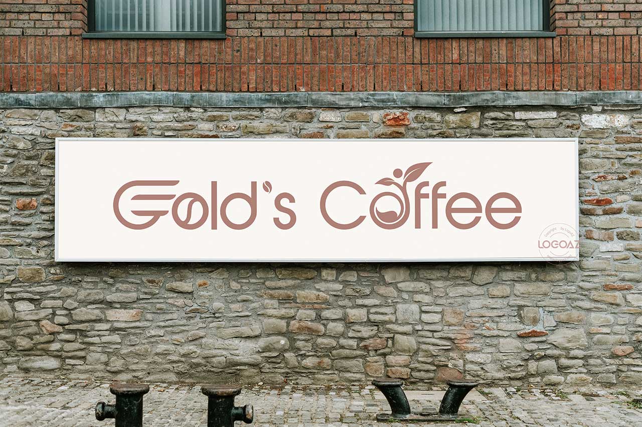 Thiết Kế Logo Thương Hiệu GOLD’S COFFEE Tại LOGOAZ