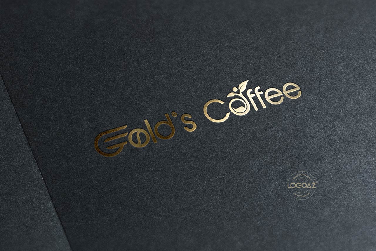 Thiết Kế Logo Thương Hiệu GOLD’S COFFEE Tại LOGOAZ
