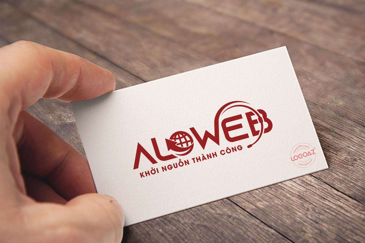 Thiết Kế Logo Thương Hiệu ALOWEB Tại LOGOAZ
