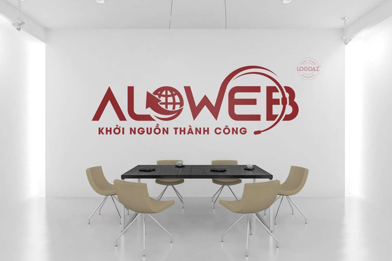 Thiết Kế Logo Thương Hiệu ALOWEB Tại LOGOAZ