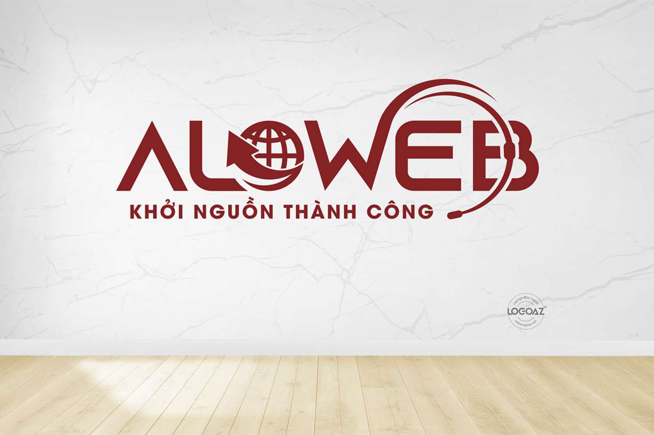 Thiết Kế Logo Thương Hiệu ALOWEB Tại LOGOAZ