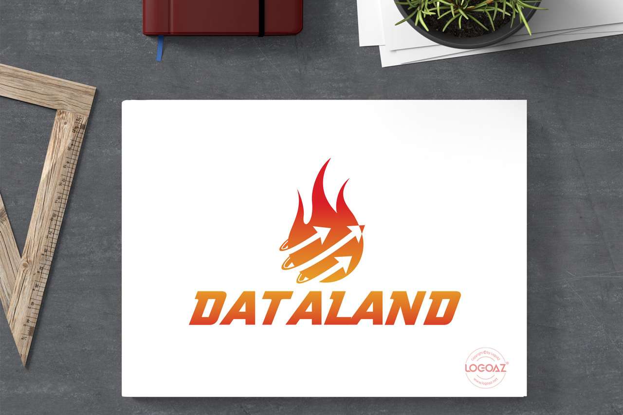 Thiết Kế Logo Thương Hiệu DATALAND Tại LOGOAZ