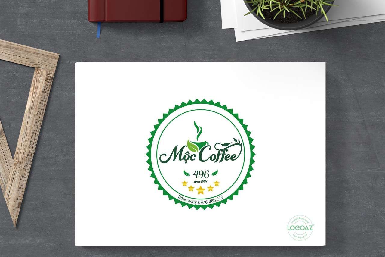 Thiết Kế Logo Thương Hiệu MỘC COFFEE Tại LOGOAZ