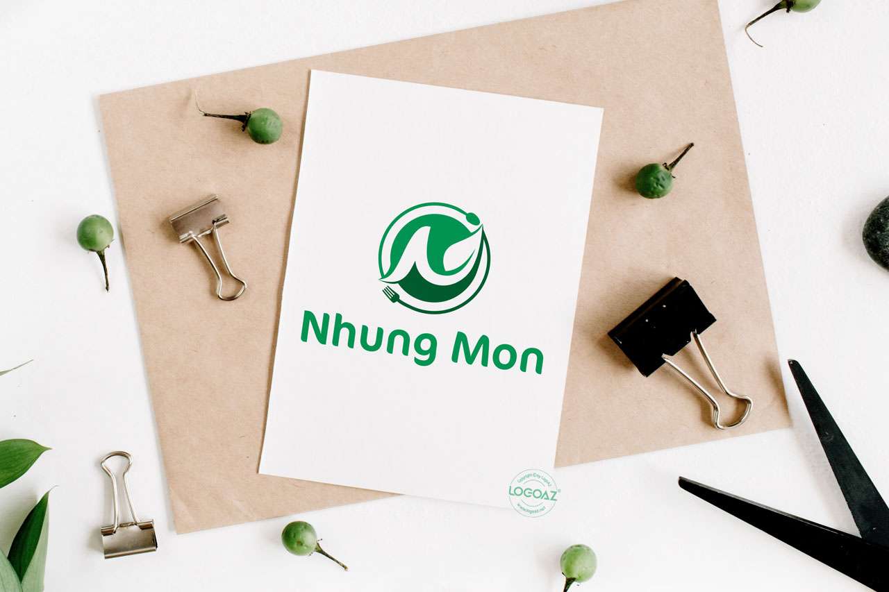 Thiết Kế Logo Thương Hiệu NHUNG MON Tại LOGOAZ